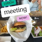 【lunch meeting now🍔】 ハンバーガー