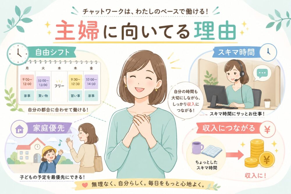 主婦に向いてる理由