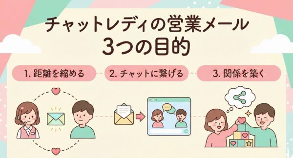 メールの3つの目的