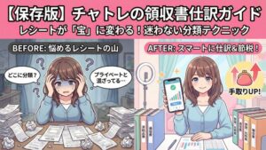 チャトレの領収書仕訳ガイド