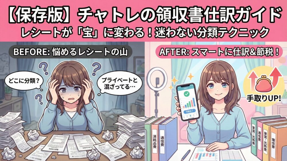 チャトレの領収書仕訳ガイド