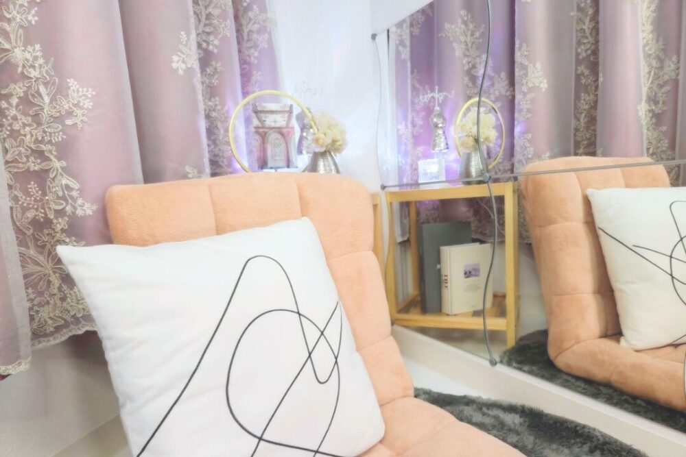 ピンクのルーム