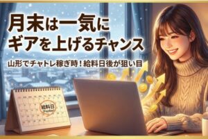 月末は一気にギアを上げるチャンス