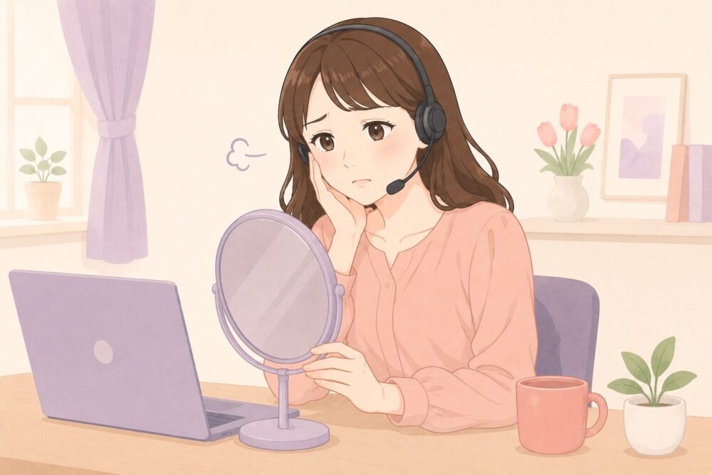容姿に悩む女性