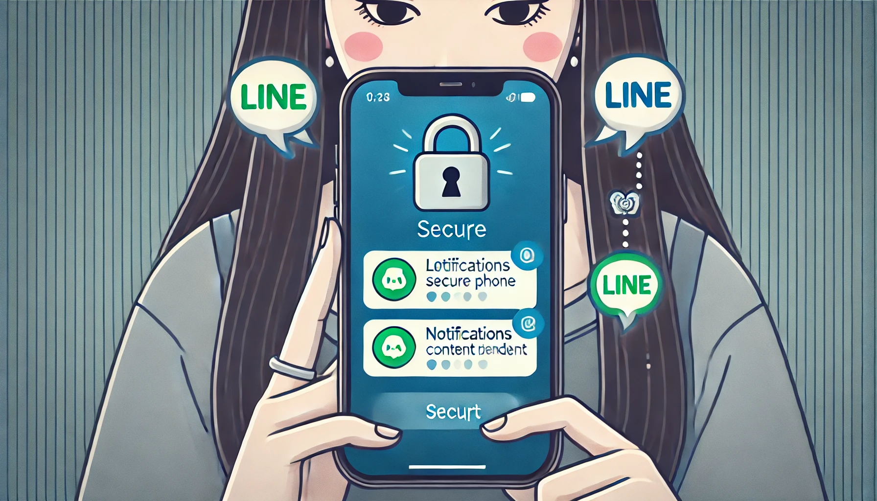 スマホにロック